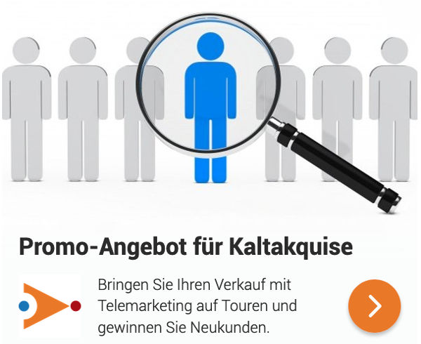 Promo-Angebot Kaltakquise